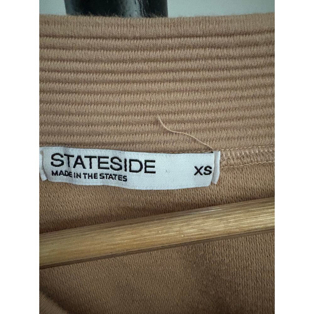 New Stateside Tan Ribbed pullover - Picture 3 of 4